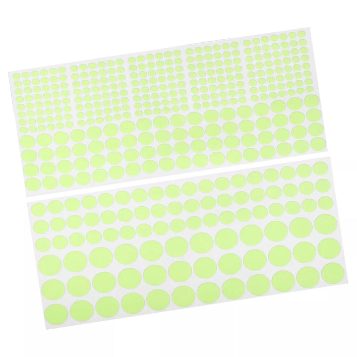 Unique Bargains Glow in the Dark Tape Dots Sticker for Walls Parties Marking Decorations